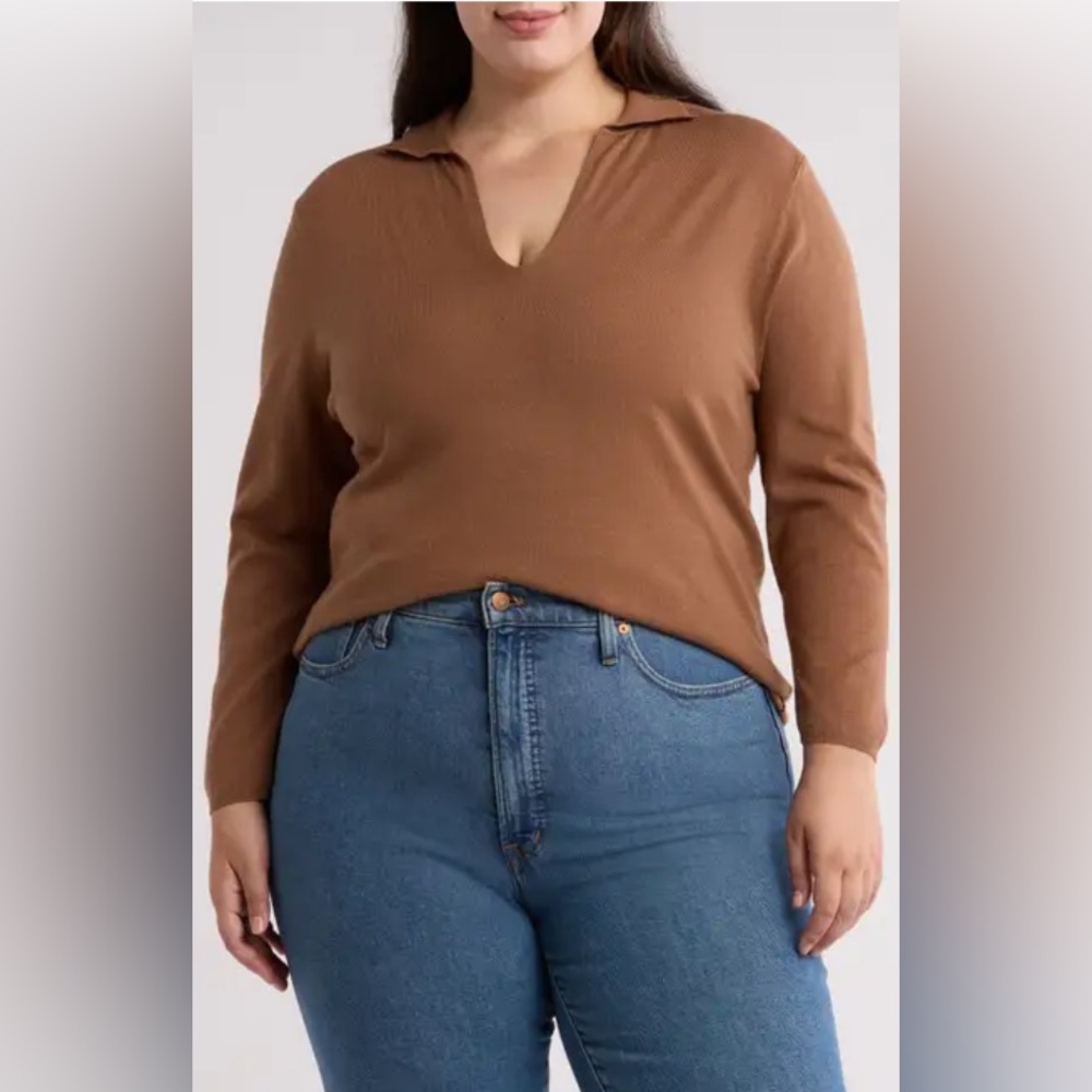 MAX STUDIO Johnny Collar Sweater